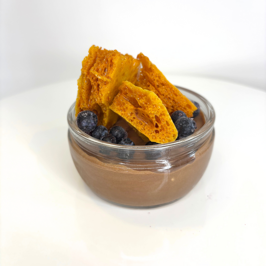 Valentine's Chocolate Mousse with Honey Sponge Toffee (Online Class Feb.8, 2026)