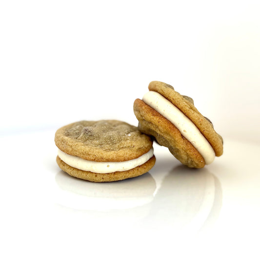 Chocolate Chip with Vanilla Buttercream Sandwiches (Online Class Nov.2)