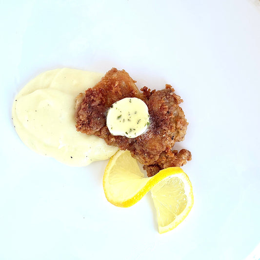 Chicken Schnitzel with Rosemary Compound Butter (Online Class Nov.9)